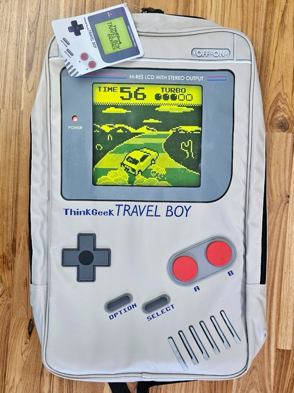 ThinkGeek Travel Boy Backpack, Game Boy Inspired, OOP, NWT